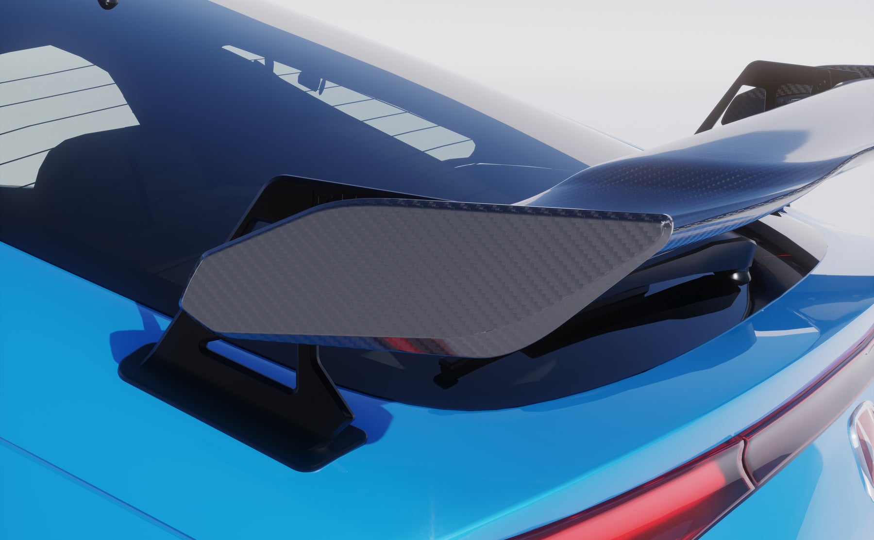 CIVIC TYPE-R FL5 DRY CARBON REAR SPOILER – DARK MATTER CARBON
