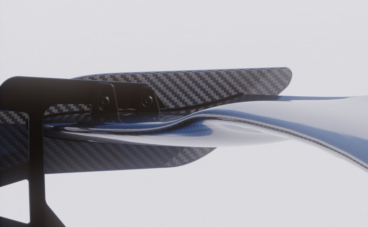 CIVIC TYPE-R FL5 DRY CARBON REAR SPOILER – DARK MATTER CARBON
