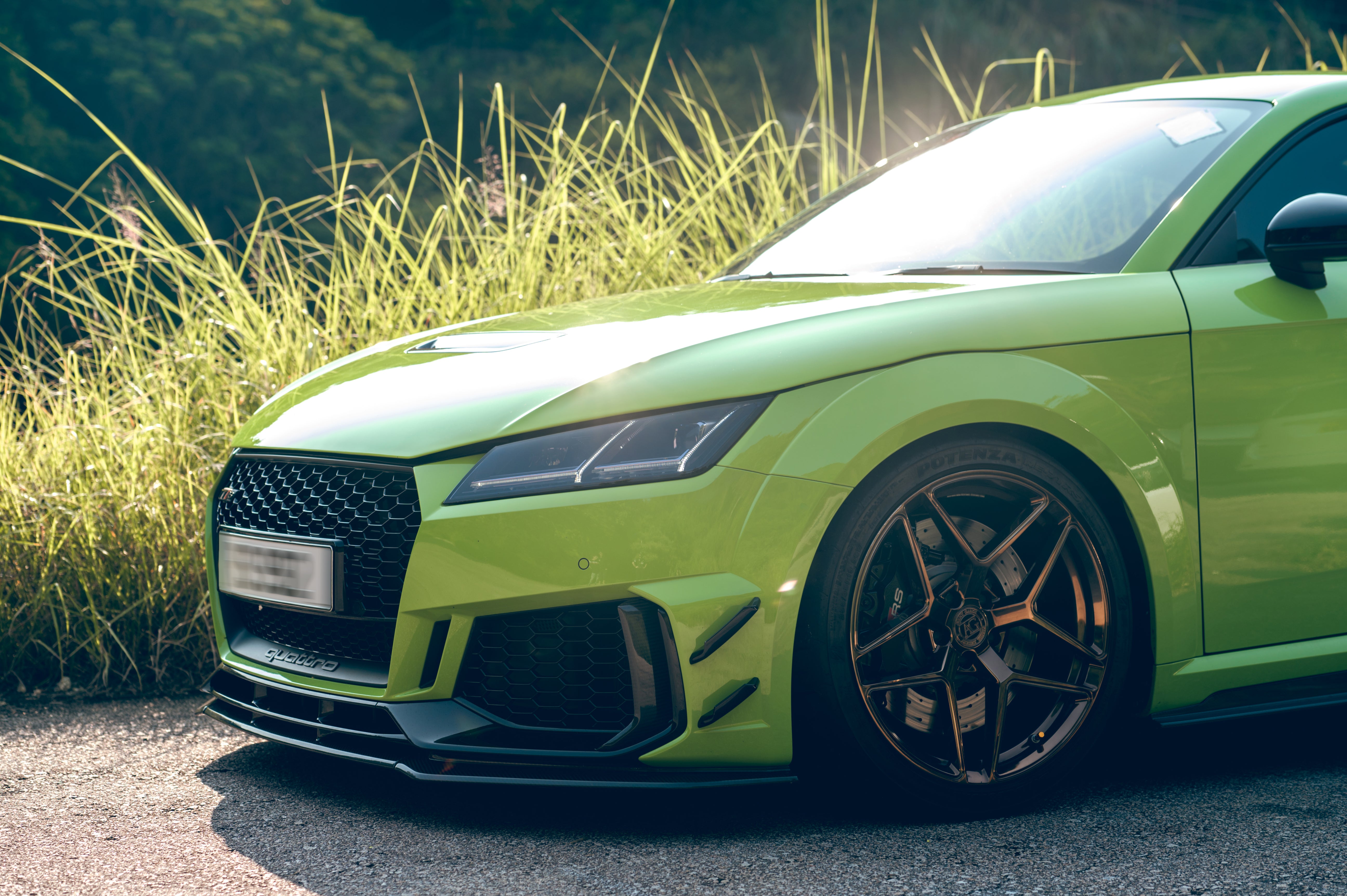 AUDI TTRS 8S 2019+ DM CARBON PERFORMANCE FRONT SPLITTER AND CANARD